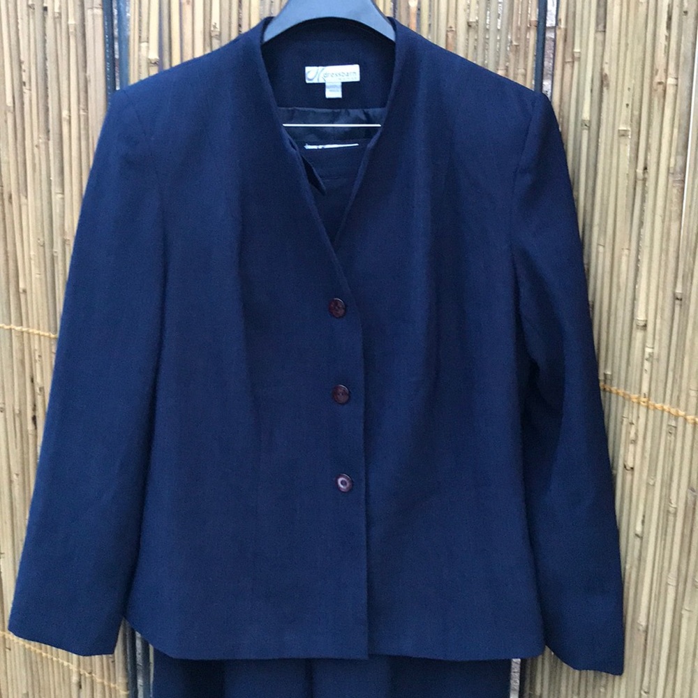 Blue suit